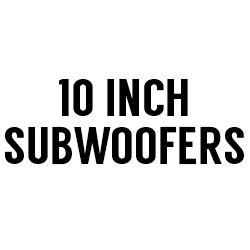 All 10" Subwoofers