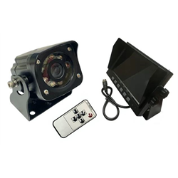 Crux Commercial Grade Wireless Camera and Monitor (7" - IR LEDs - Waterproof)