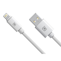 Caseco USB A to Lightning Cable (1 Meter - Slim Tip - White - MFI Certified)