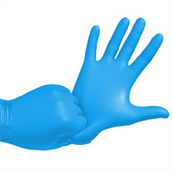 Nitrile Disposable Gloves (Large Size - Blue - 50 pk.)