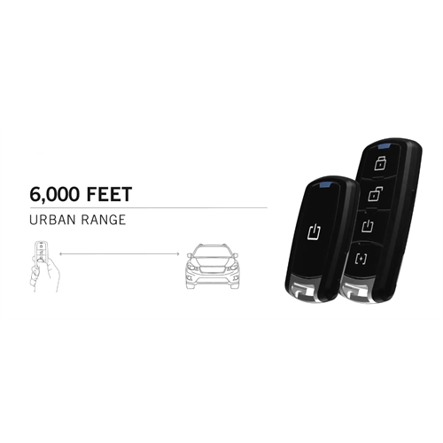 Fortin Remote Starter Kit (EVOONE + (2) 2Way 4Button 6000 ft. LoRa